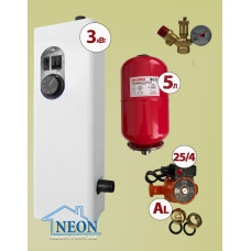 Комплект котел Neon WCE Mini 3 кВт + насос + бачок 5 л + ГБ