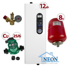 Комплект Neon Classic 12 кВт + насос (медь) + бачок 8 л + ГБ