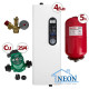 Комплект: электрокотел Neon Classic 4,5 кВт с насосом 25/4 (медная обмотка), бачком на 5 л и группой безопасности