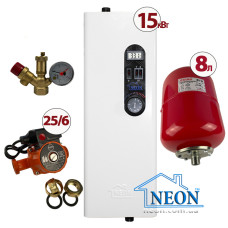 Комплект Neon Classic 15 кВт + насос + бачок 8 л + ГБ